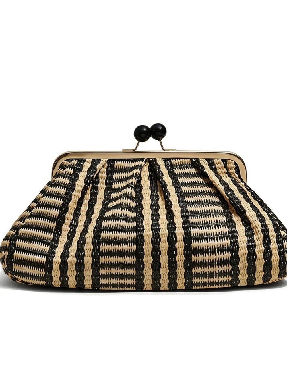 NEW Straw Clutch Purse for Women, Classic Clutch Bag
